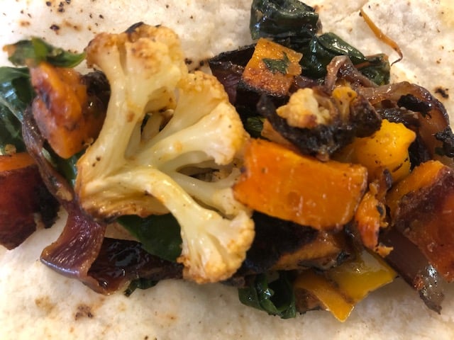 Roasted Ancho Vegetable Tacos